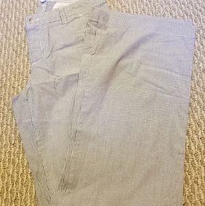 Gap wide leg pinstripe pants